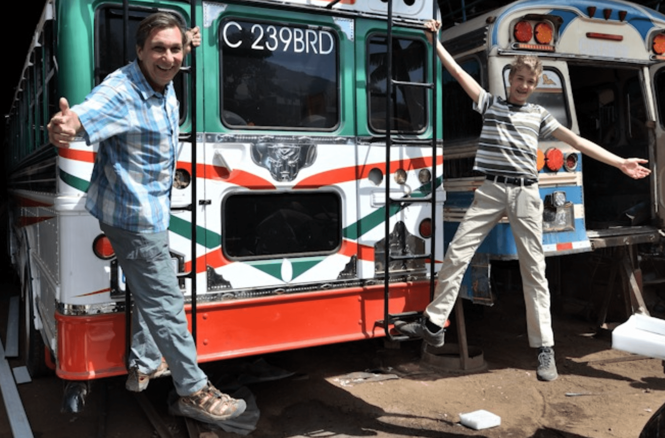 Riding a chicken bus or camioneta can be an adventure.