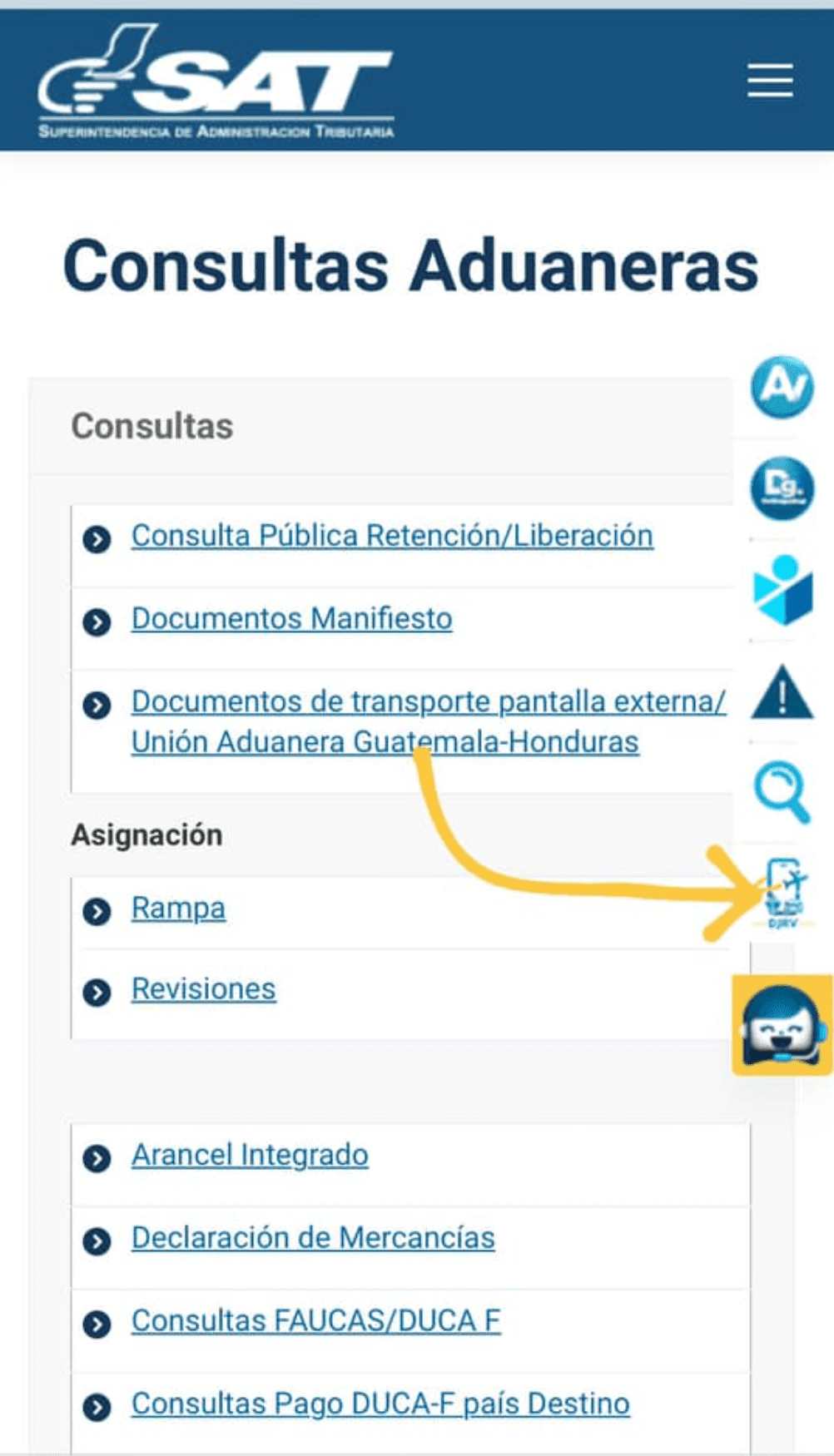 Guatemala customs form en spanish