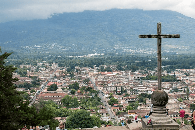 Historic Antigua seen from Cerro de la Cruz park.  This is one hike anyone should enjoy.
